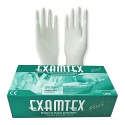 Guantes latex XS, S, M, L (caja) x100
